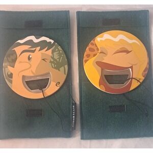 New Ritzenhoff Germany Double-Sided Bottle Opener Winking Guy & Blonde Leopard